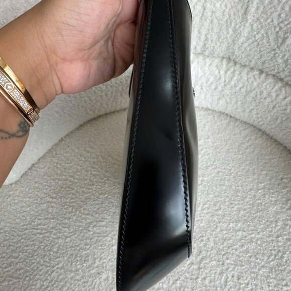 ❌SOLD❌ Prada Cleo Brushed Leather Shoulder Bag Black - Picture 4 of 16